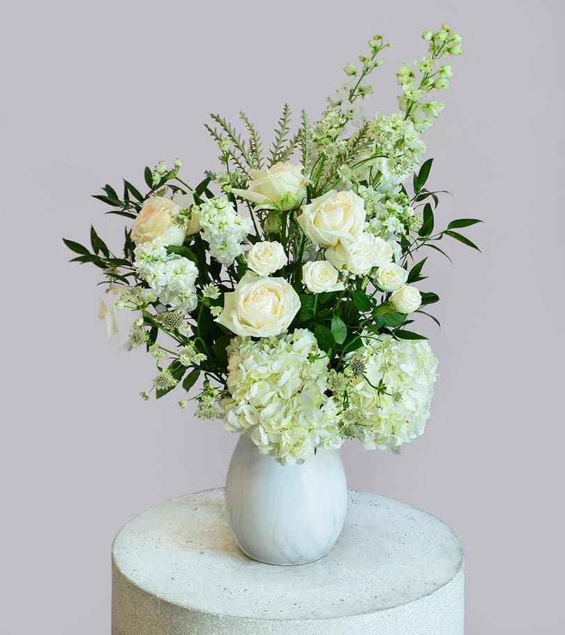 White Purity Vase Arrangement